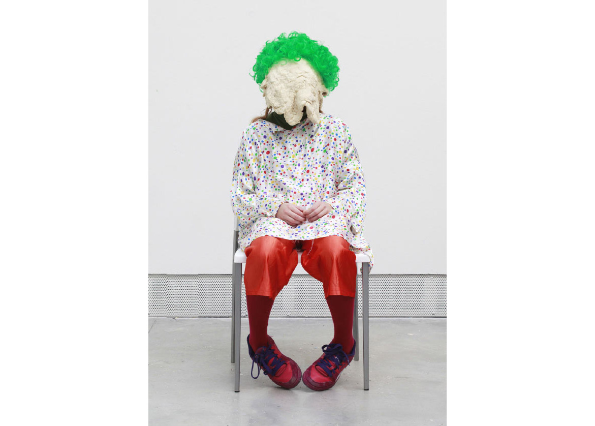 Soren Dahlgaard.Peruca verde.Venice Biennale Foundation.70x50cm.Fotografia em metacrilato.2013