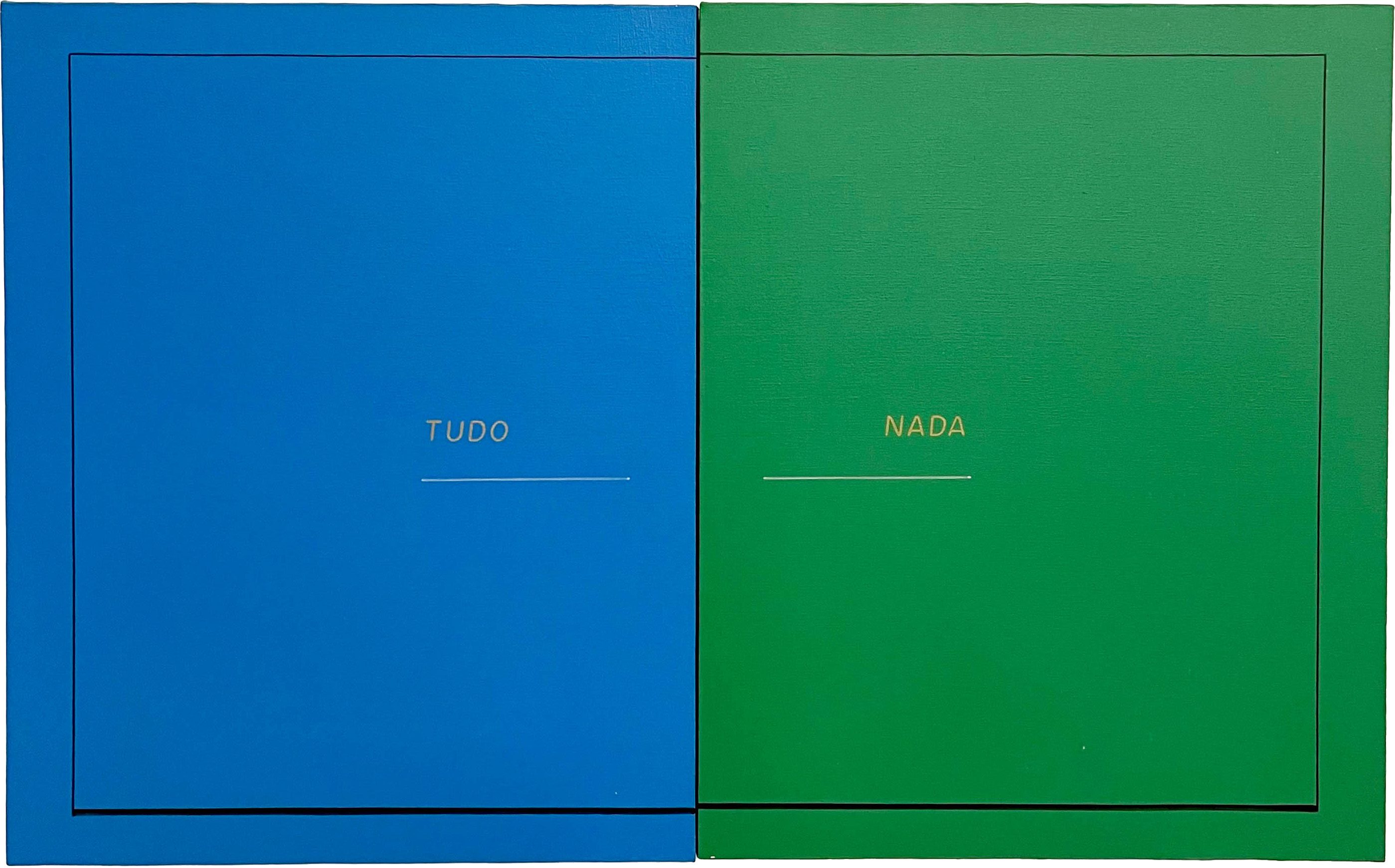 01. Almandrade, Tudo é nada, 1982 2017, Acrílica sobre tela, 50 x 80 cm