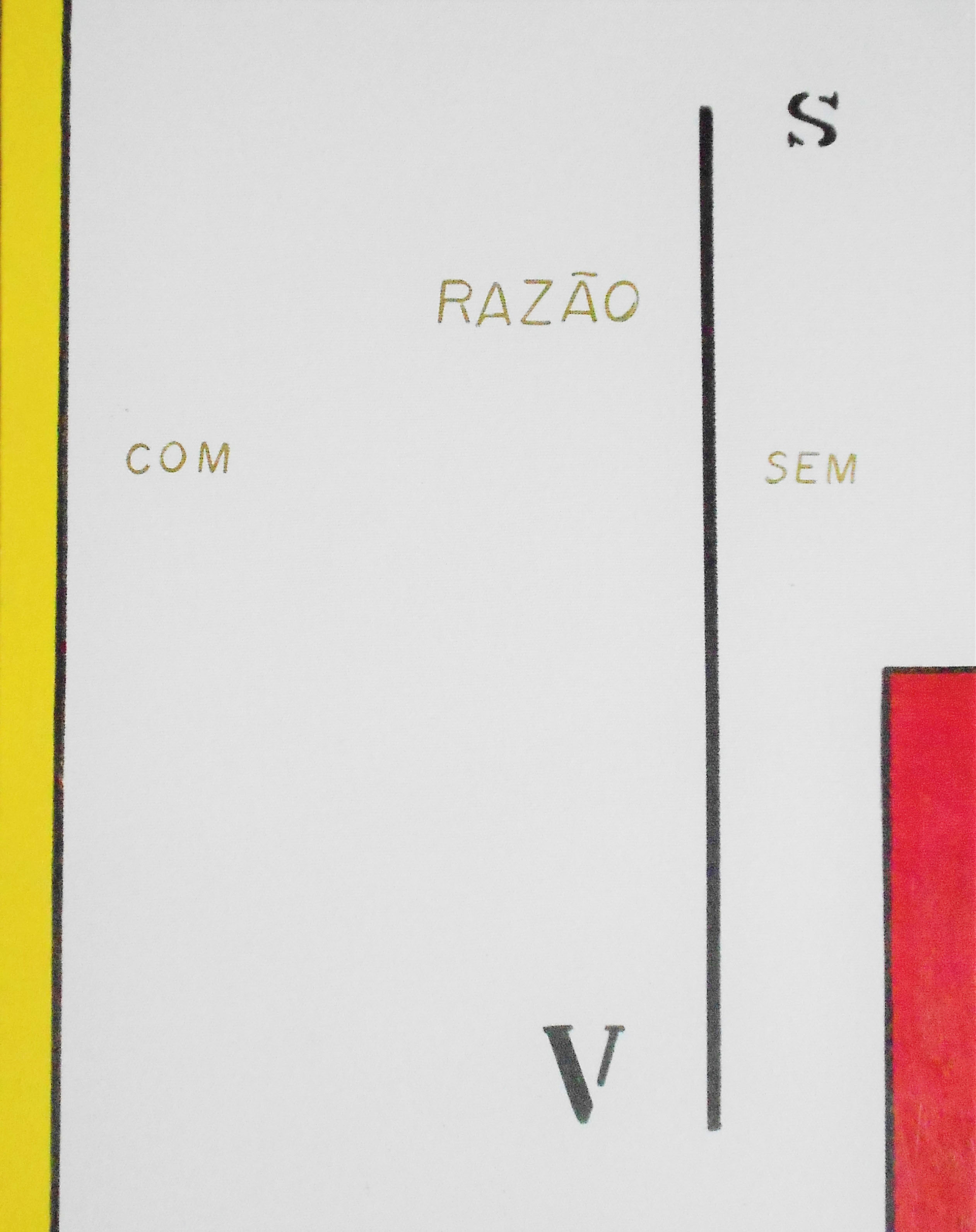 04. Almandrade, Poema Visual VS, 1983 1993, Acrílica sobre tela, 35 x 27 cm