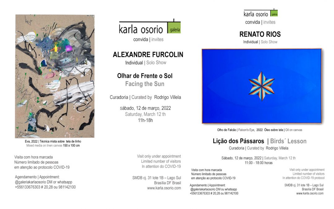 Galeria Karla Osorio apresenta duas exposições individuais paralelas inaugurando em março