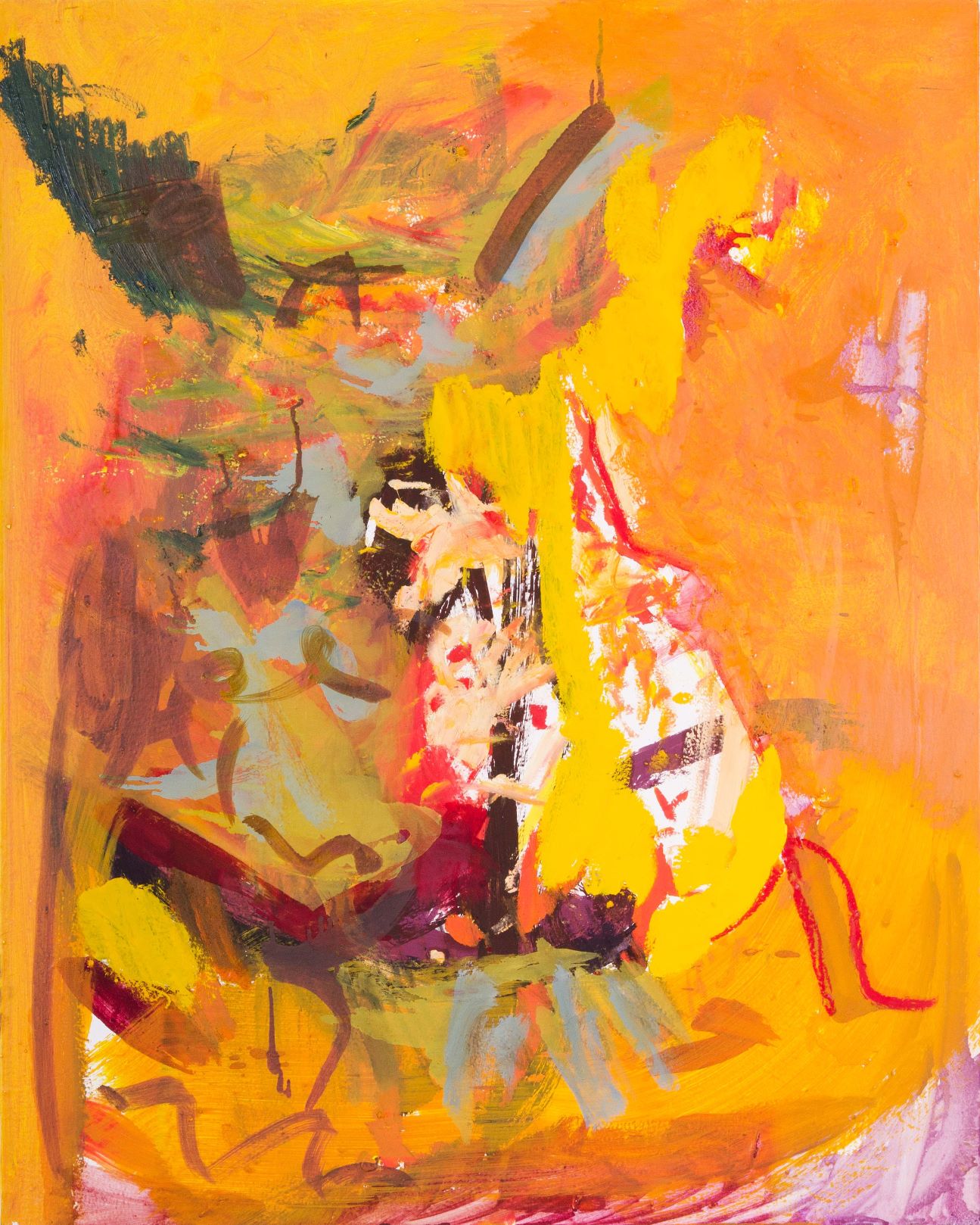 49.paulo lobo. Amarelo 2019 óleo sobre tela 100,5 x 80,5 cm
