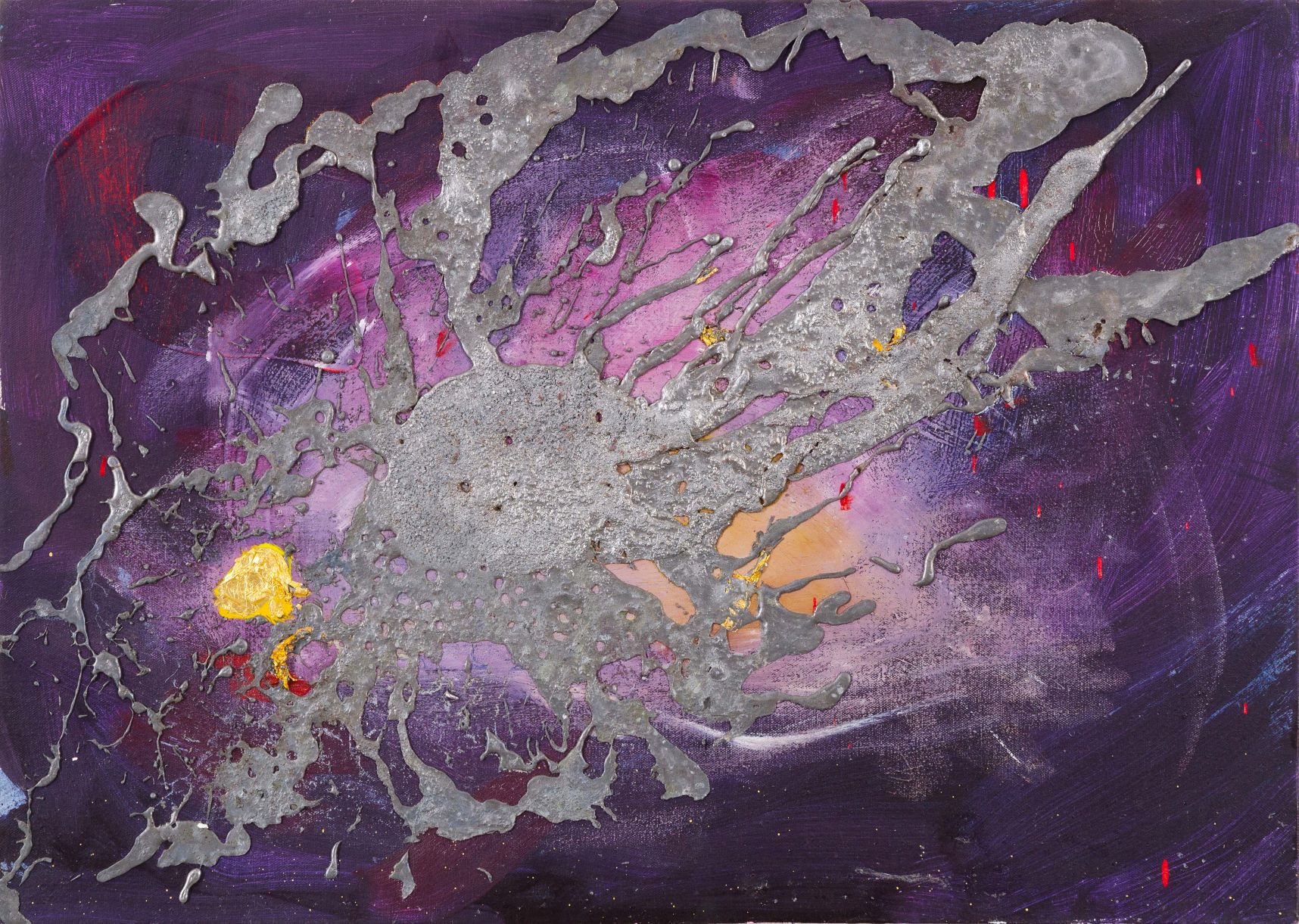 57.paulo lobo. Pintura 18 - PAU AZUL 2019 óleo sobre tela 127 x 102 cm