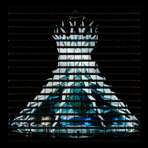 Gab Arte k2o art Thomas Kellner.Catedral Metropolitana de Brasília, Oscar Niemeyer.Brasília, Brasil.110x110cm.2005