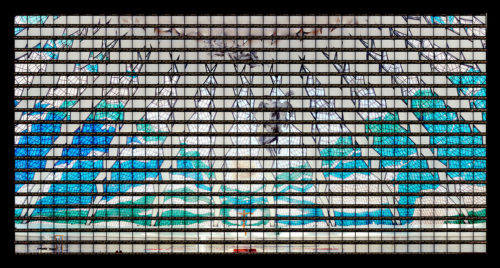 Gab Arte k2o art Thomas Kellner.Interior da Catedral Metropolitana de Brasília, Oscar Niemeyer.Brasília, Brasil.107x200cm.2007