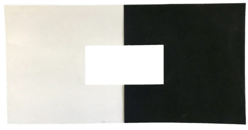 Roland Gebhardt
#0229, 2017
3D Drw, lanaquarelle paper and black matte acrylic paint
20 x 40 x 1 in