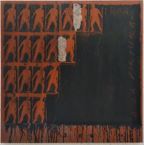 Hassan Bourkia
A La Pintura
Mixed media on canvas
100 x 100 cm
2019