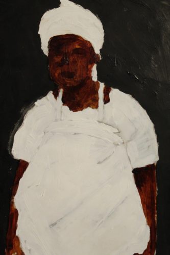 Moisés Patricio
Mãe Nitinha de Nanã, 2020
Acrílica sobre papel algodão
108 x 78 cm