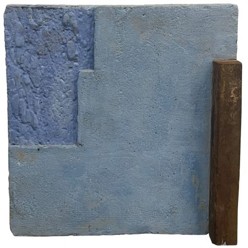 José Ivacy
Incrustações 16, 2022
Concreto quadrado azul e madeira