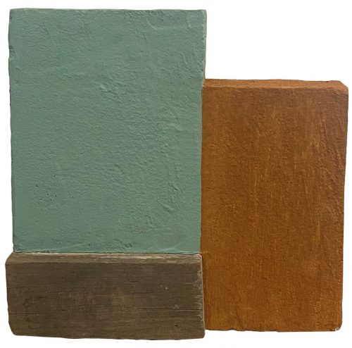 José Ivacy
Incrustações 15, 2022
Concreto retangulos e madeira verde e marrom