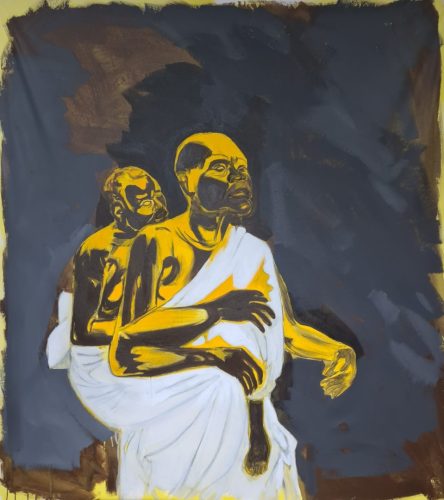 Moisés Patricio
Aira e Osalá, 2024
Acrílica sobre tela
180 x 160cm