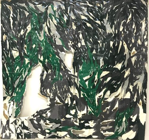 Aominê (Renan Aguena)
Morador de topo de Ladeira… | Hilltop Resident…, 2023
Colagem e decolagem com papel color plus
Collage and décollage with color plus paper
187 x 184 cm | 73.6 x 72.4 in