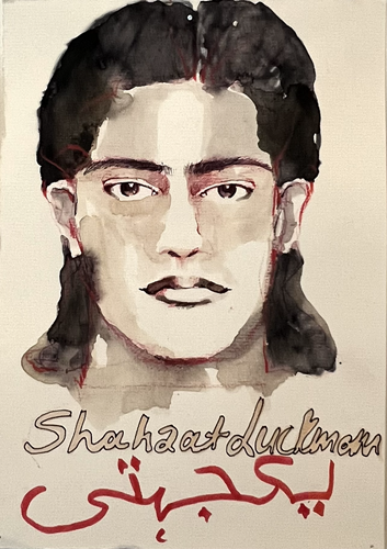 Demi Kaia
Sem título, diário pág. 05 | Untitled, diary page 05, 2011
Tinta e lápis sobre papel | Ink and pencil on paper
26 x 19 cm | 10 x 7 in